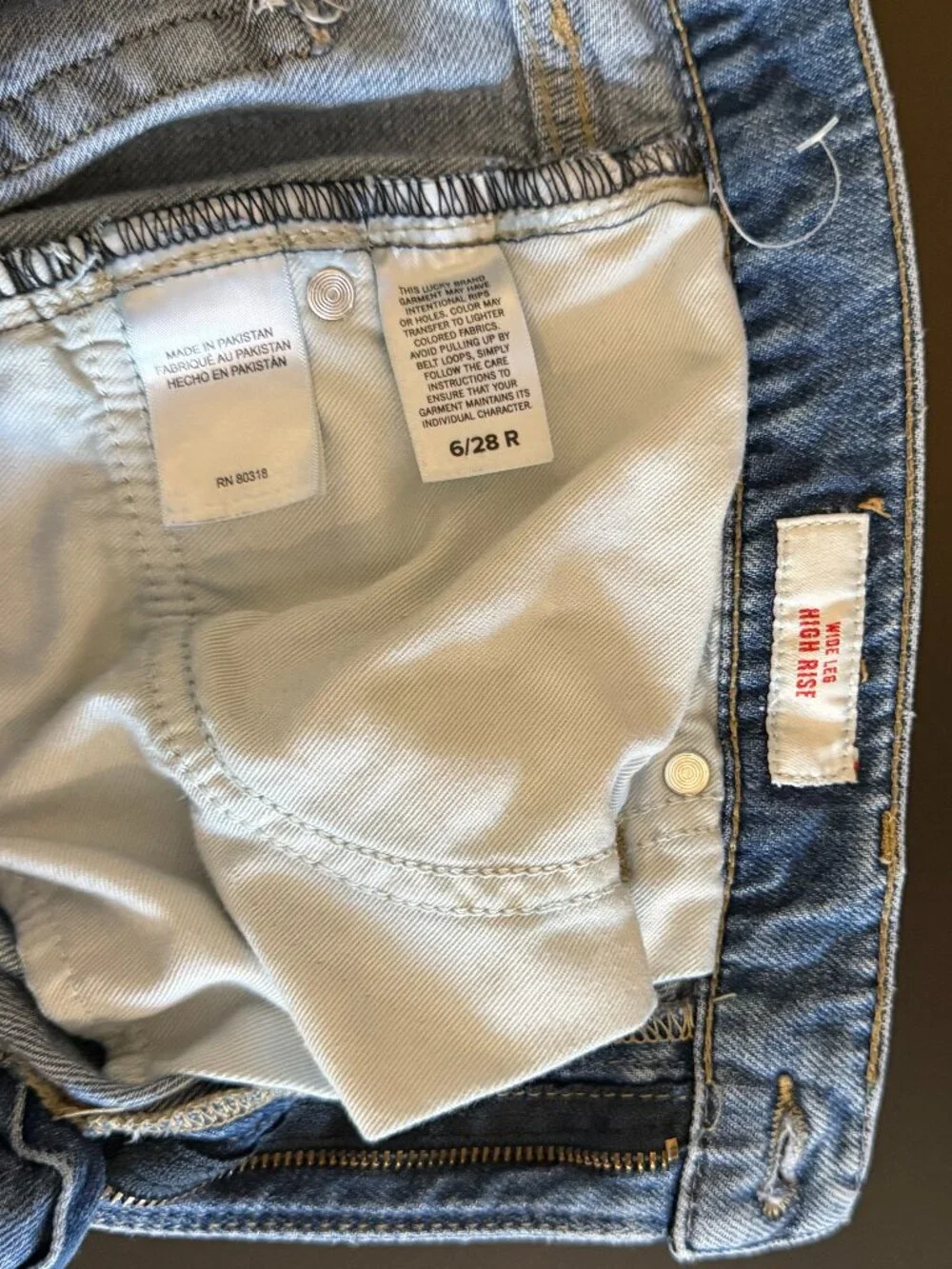 Lucky Brand Women's Baggy Jeans - Picture 6 of 6